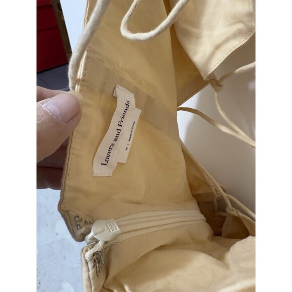 Lovers And Friends 'Carmel' Mini Beige Dress Size Medium - NWT Sexy Girlie - Picture 5 of 13